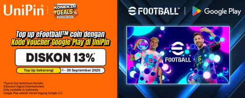 eFootball New Campaign Season! Top Up di UniPin Lebih Hemat!